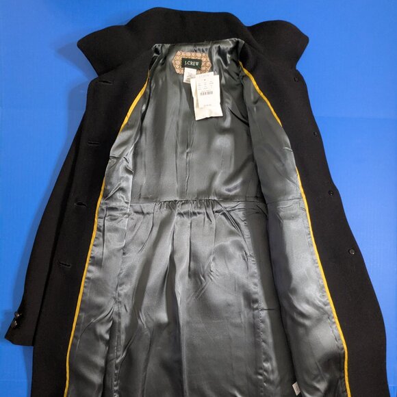 NWT J. Crew Double Cloth Carlin Coat Size 4 - Picture 14 of 16